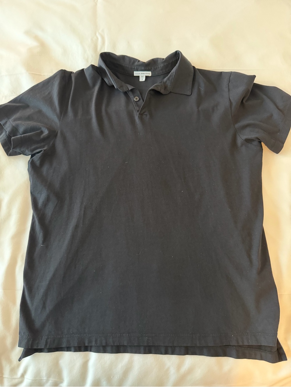 James Peres Men's Black Polo Shirt